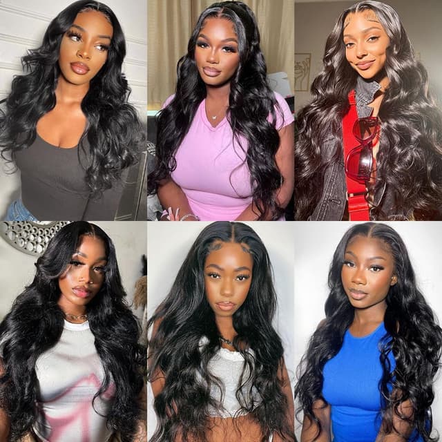 Thumbnail 6 de 14A Brazilian Virgin Body Wave Human Hair Bundles (20/22/24 Inch, 100g–105g each) for Thick Weaves & Quick Wigs