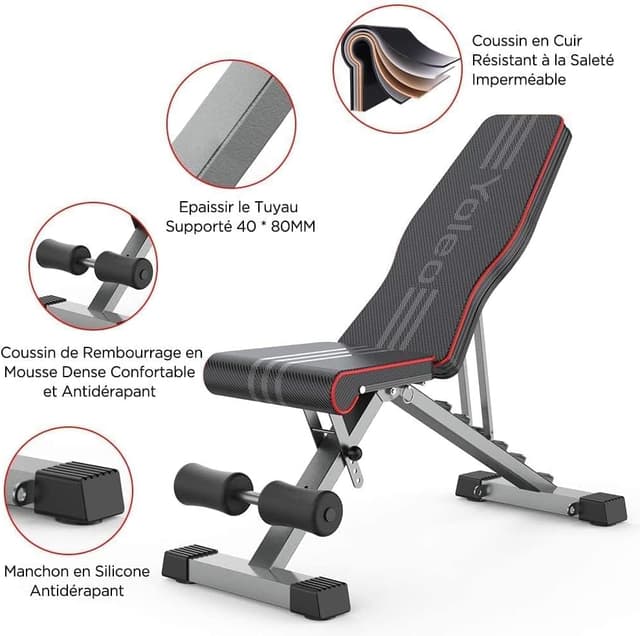 Thumbnail 4 de YOLEO klappbare Hantelbank 300 kg