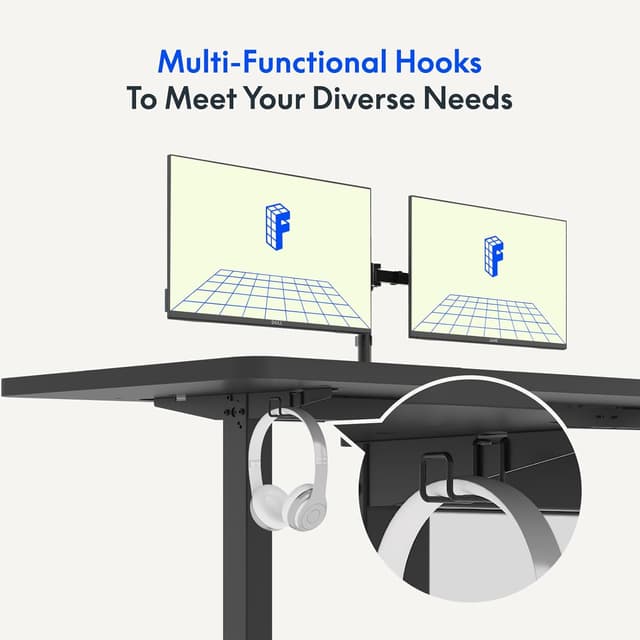 Detalle 1 de FLEXISPOT 160x60cm Escritorio Elevable Eléctrico🖥