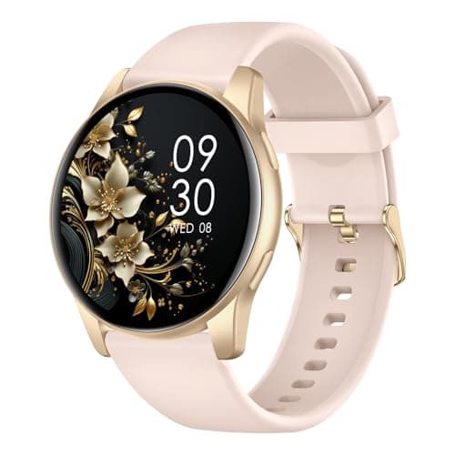 Detalle de AcclaFit AcclaFit Reloj Inteligente para Hombre y Mujer con llamadas Bluetooth y pantalla redonda de 1,38”