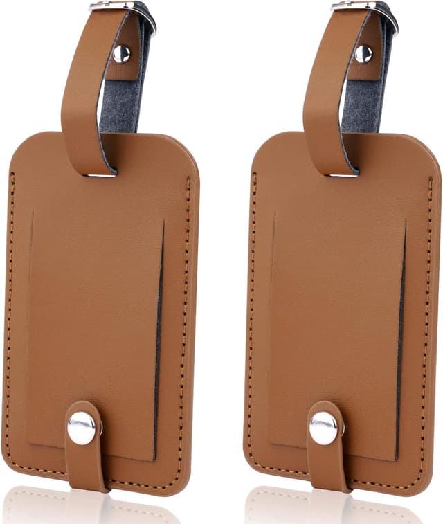 Detalle de Flintronic Étiquettes de bagage (lot de 2) pour valise et sac à main, avec protection contre l’humidité