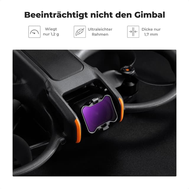 Thumbnail 3 de K&F CONCEPT Avata 2 ND Filter Set ND8–ND64