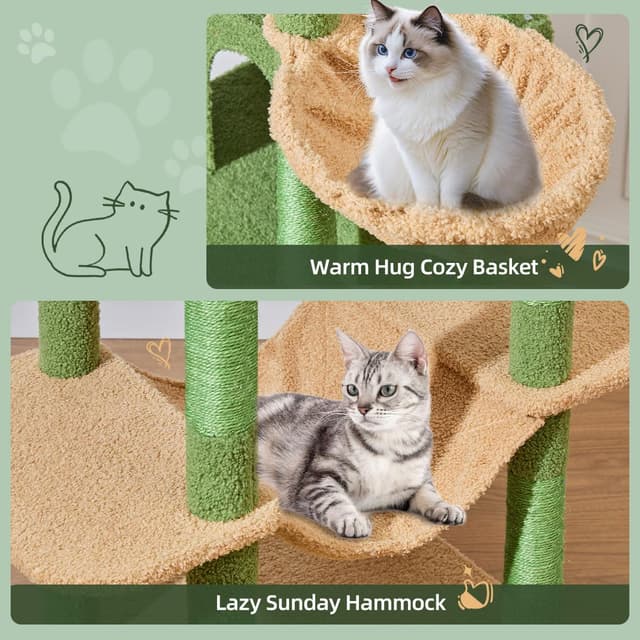 Thumbnail 4 de Taoqimiao MS034T Rascador para gatos 180 cm