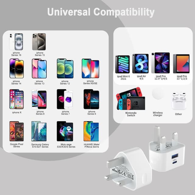 Thumbnail 5 de Apple USB‑C Dual Port Charger 20W for iPhone
