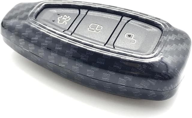 Detalle 2 de Nordecco carbon-fibre style key case cover for Ford Puma ST-Line X (2023–2024) & other listed Ford models
