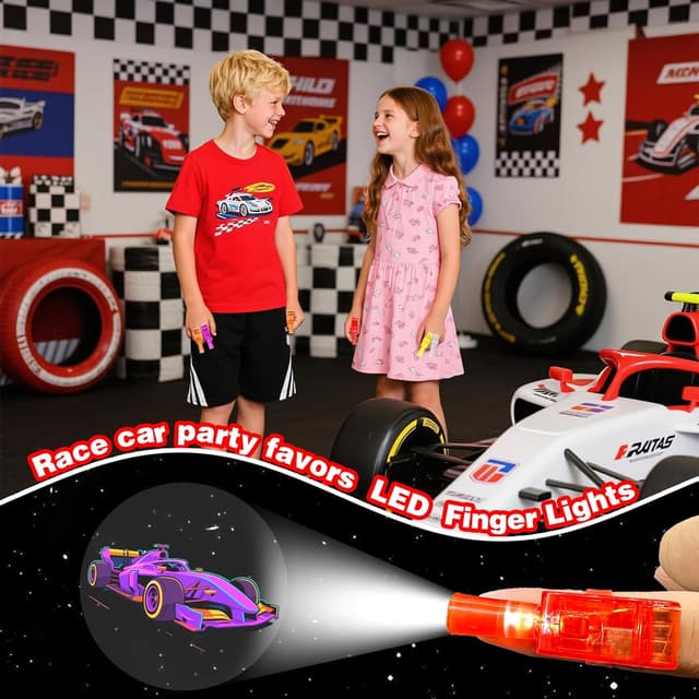 Detalle de Race car LED finger lights 40 pcs