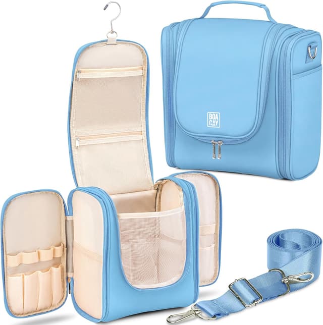 Detalle de BOACAY Extra Large Hanging Travel Toiletry Bag