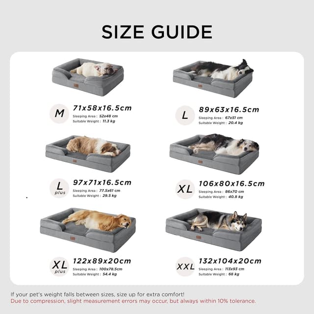 Thumbnail 3 de Bedsure Sofá Perro Ortopédico Grande L