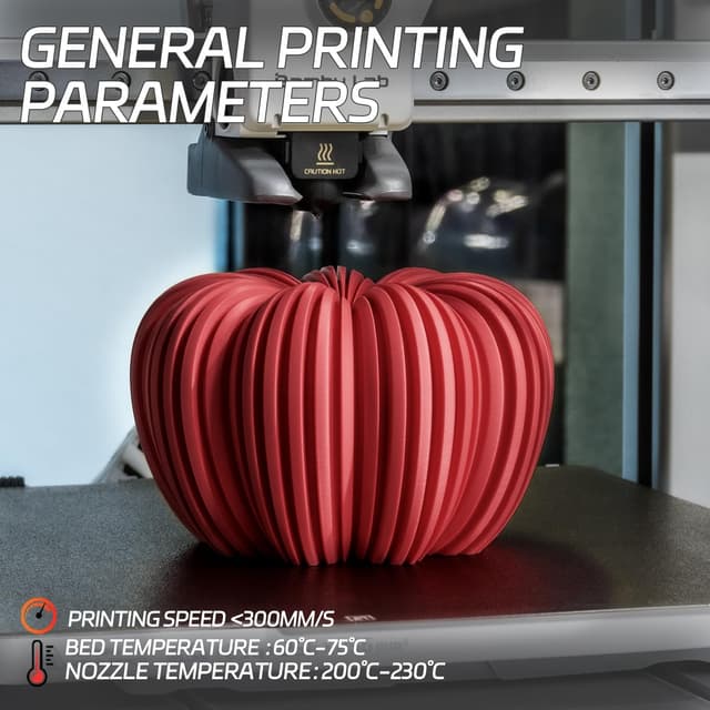 Detalle de TINMORRY PLA 1.75mm Matte Red 1kg spool for Bambu Lab FDM printers