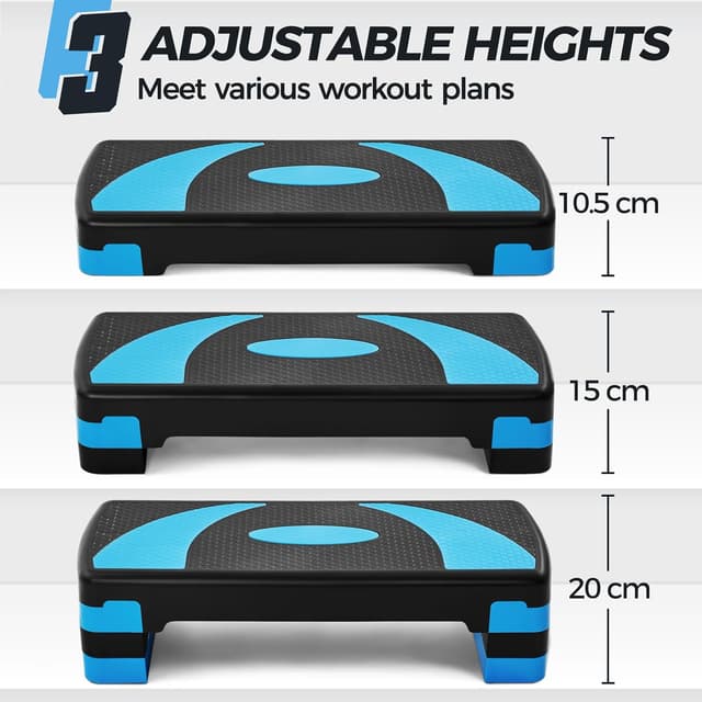Thumbnail 6 de Yaheetech Step Aerobica regolabile 3 altezze 20 cm 🏋️♀