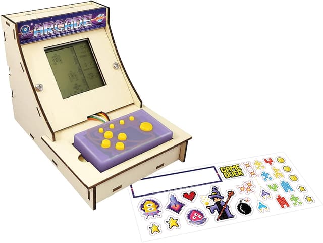 Detalle de Buki Cabinato Arcade 2167: kit per costruire un mini cabinato arcade con 12 giochi
