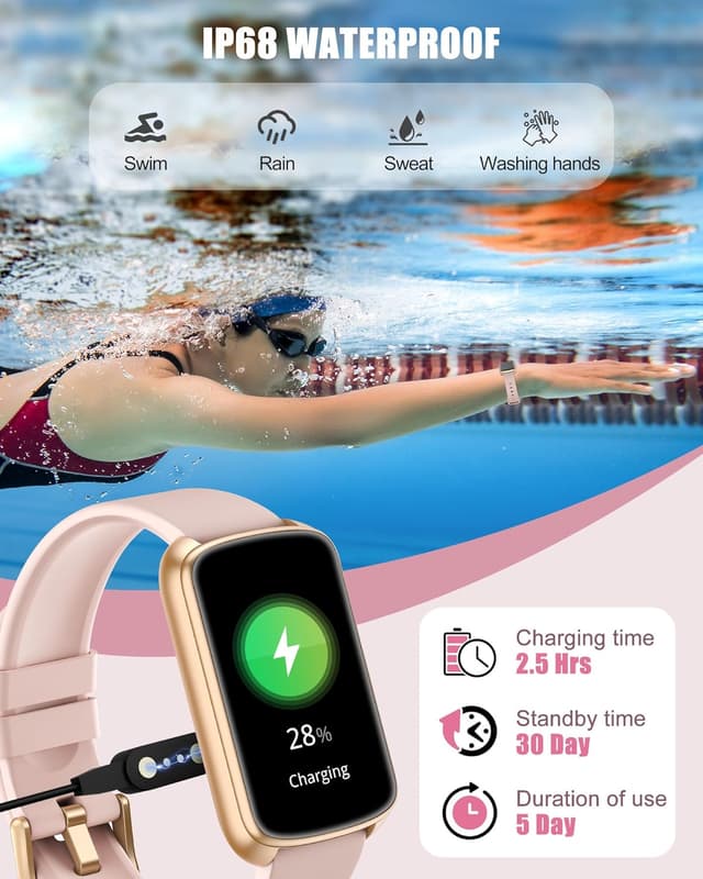 Thumbnail 6 de Fitness tracker smart watch 1.47-inch