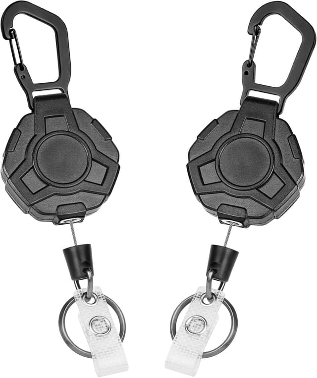 Imagen de Vicloon Portachiavi Retrattile 60 cm Nero en OfertitasTOP