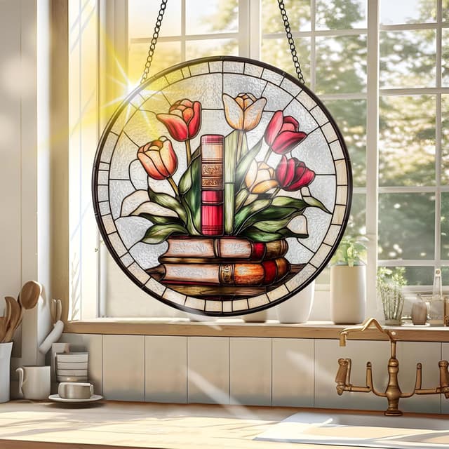 Thumbnail 6 de Sonnenfänger 20x20 cm im Buntglas-Design