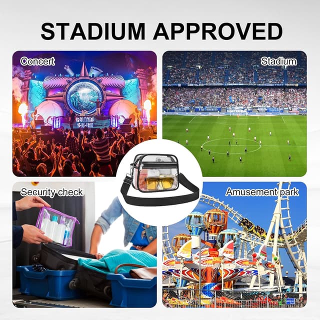 Thumbnail 5 de USPECLARE Clear Bag for Events 🎪