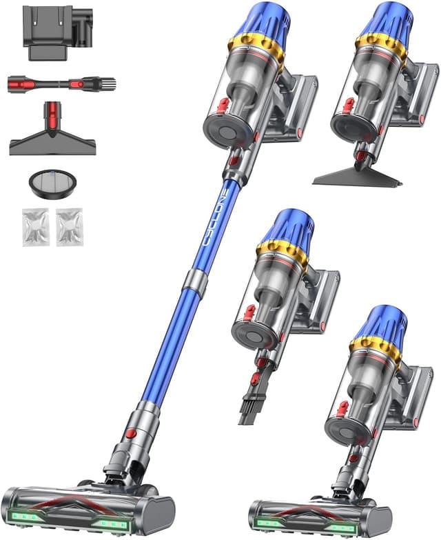 Detalle de Huhuba H9 Akku Staubsauger 58.000 Pa