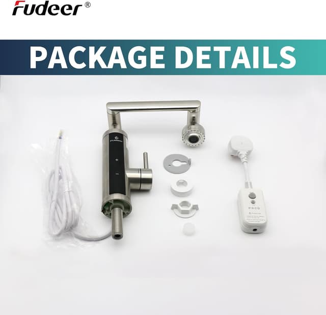 Thumbnail 6 de Fudeer 1080° Swivel Electric Hot Water Tap 3.3KW 🚰