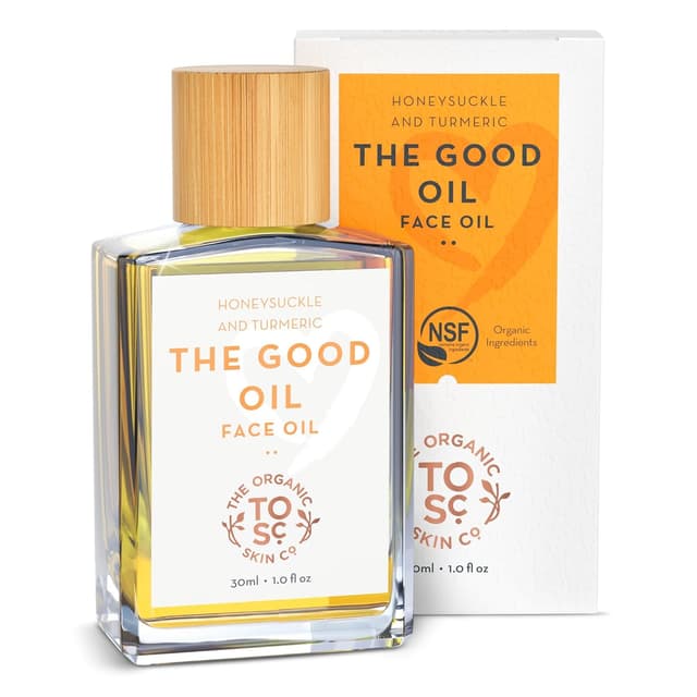 Detalle de The Good Oil Gua Sha Oil Face Serum (30mL) with Organic Jojoba, Calendula, Sunflower & Turmeric
