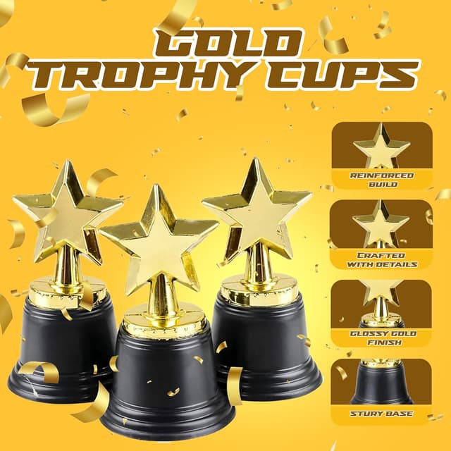 Thumbnail 5 de Bedwina Star Awards Trophy 4.5in Pack