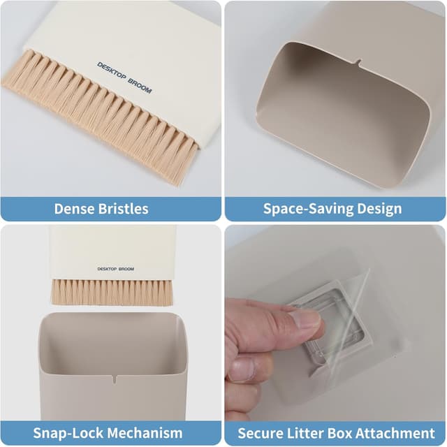 Detalle 1 de SereneJoy Katzenklo Set 3-teilig aus Edelstahl