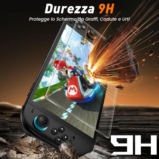 Thumbnail 2 de daydayup Vetro temperato 4 pezzi per Switch