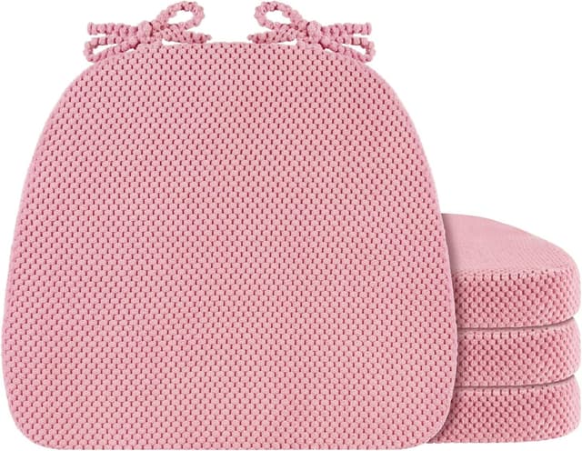 Imagen de PRONOUS 17"x16" Pink D-Shape Chair Cushion pack ๐ en OfertitasTOP