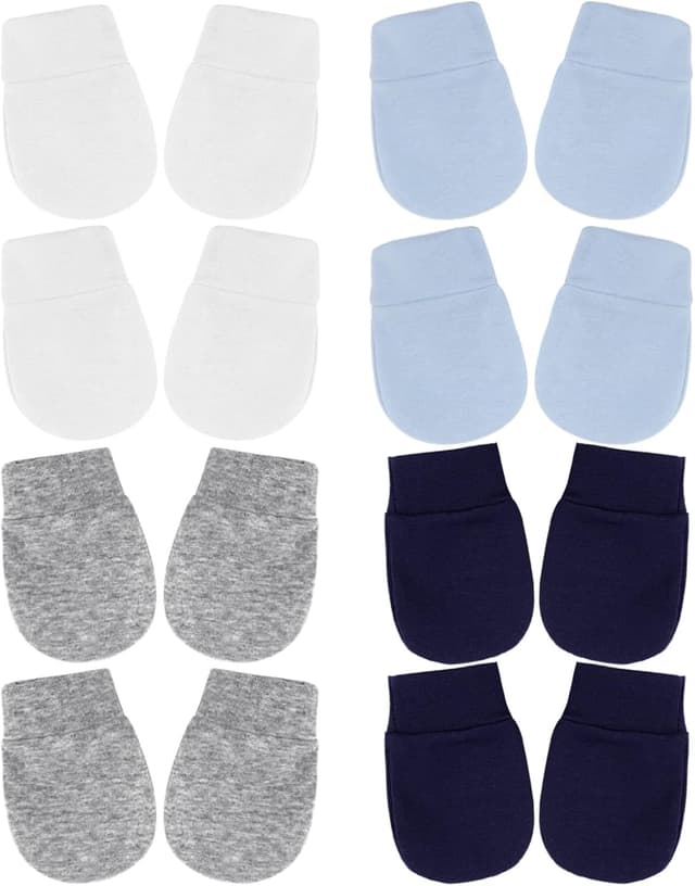 Detalle de Baby scratch mittens for 0 to 6 months