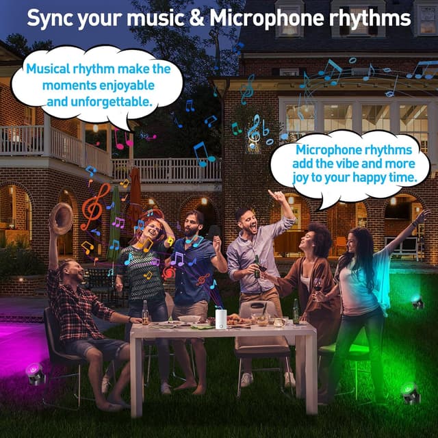 Thumbnail 5 de T-SUNUS Teichbeleuchtung Unterwasser RGB