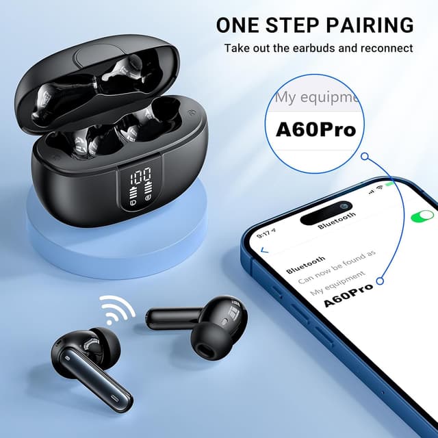 Detalle 2 de Wireless Earbuds Bluetooth 5.3 42H playtime