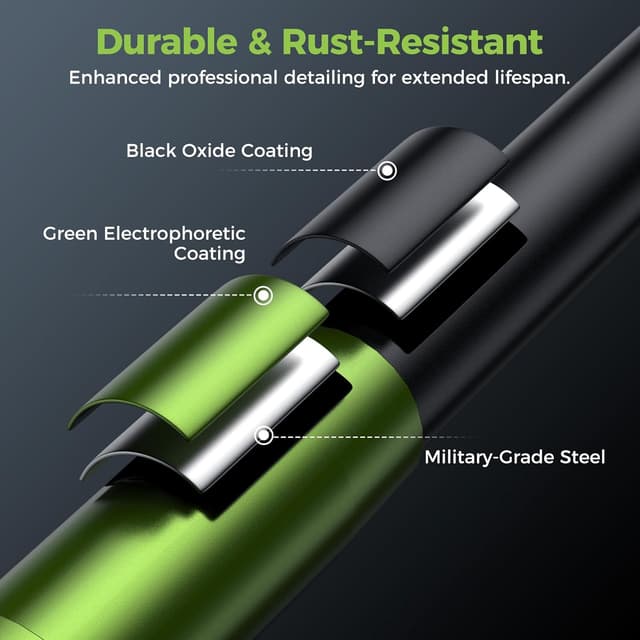 Detalle de ETOOLAB 1/2" Click Torque Wrench Dual-Range 20–230Nm (±3%) with 3-piece set