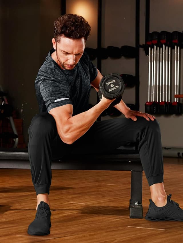 Detalle 2 de TACVASEN maglietta running uomo a asciugatura rapida con strisce riflettenti