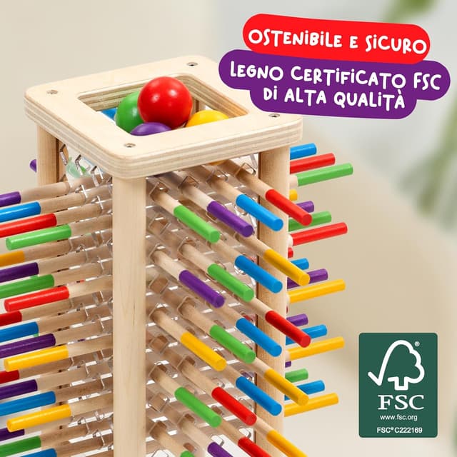 Detalle de Nene Toys BALLFALL gioco logico 3-9 anni