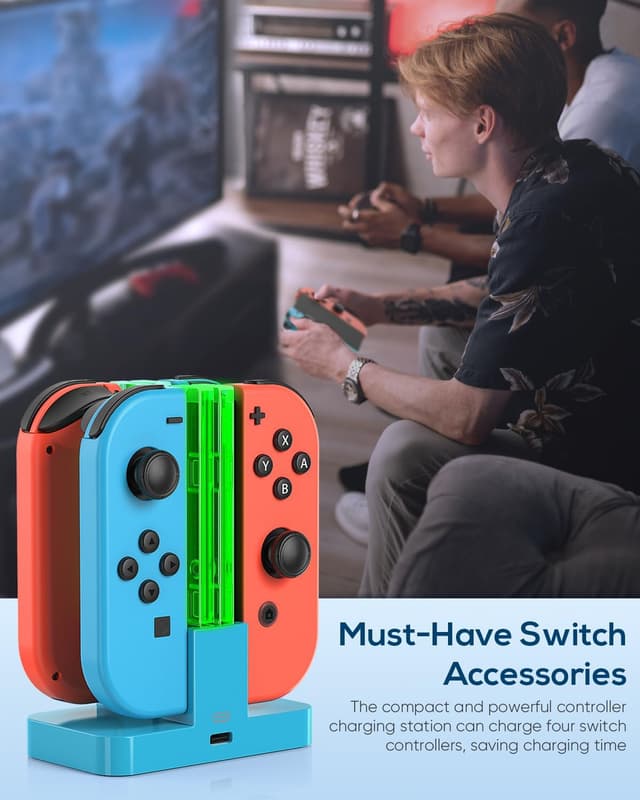 Thumbnail 6 de FYOUNG Switch Joy-Con Charger with LED