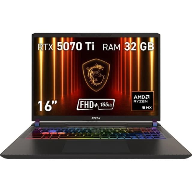 Detalle de MSI Vector A16 HX 16" para gaming