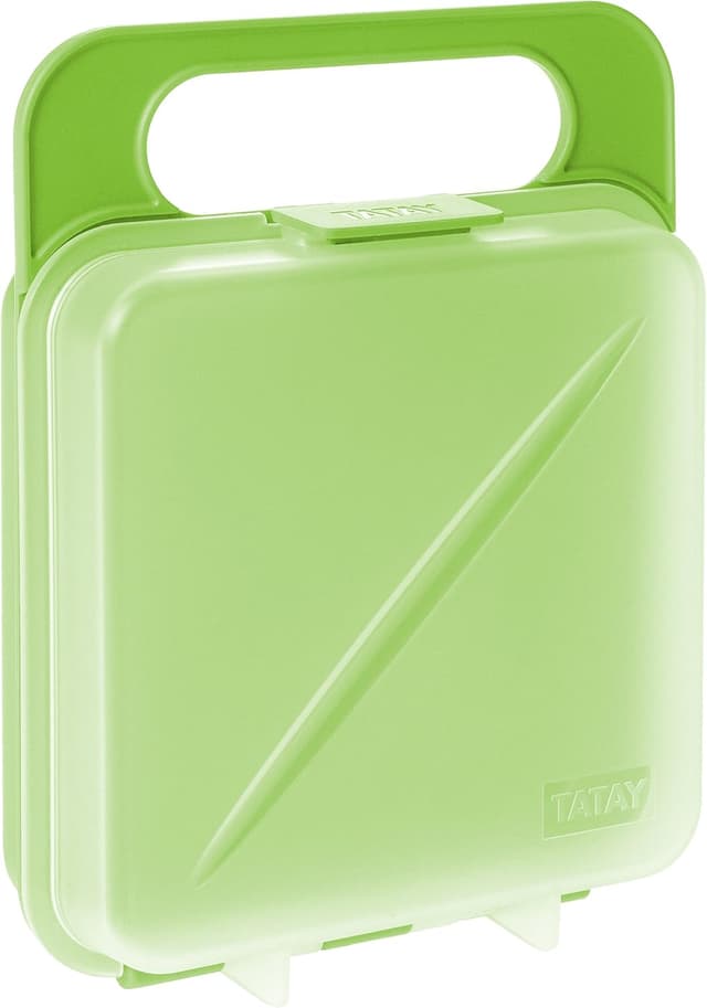 Detalle de TATAY Sandwich Box Fresh (set of 2) – compact reusable lunch box with clip closure