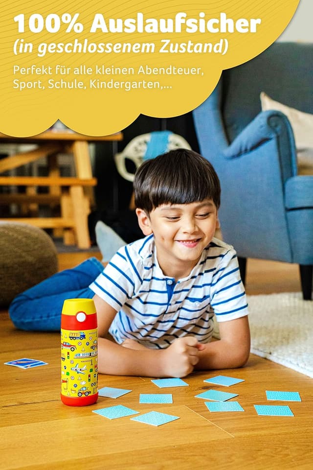 Thumbnail 4 de Jarlson MALI Trinkflasche Kinder Edelstahl 350ml