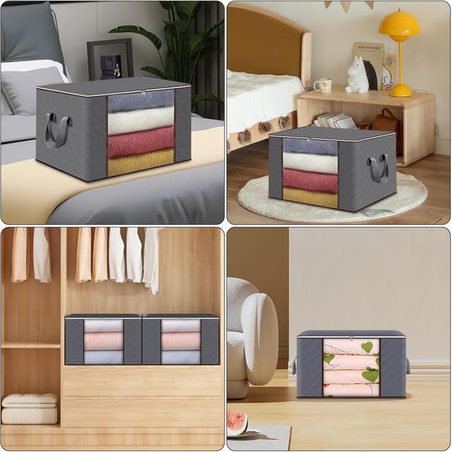 Detalle 2 de Zikenis 6 scatole 90 L per vestiti