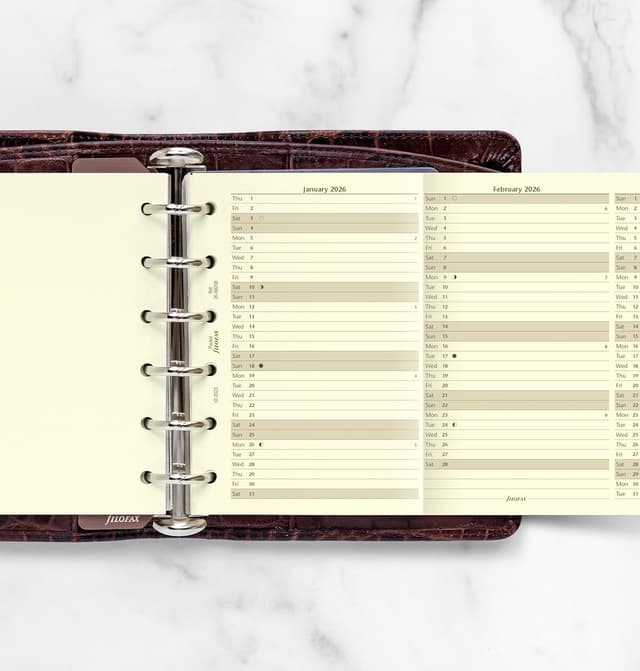 Detalle 2 de Filofax Pocket Yearspl agenda 2026