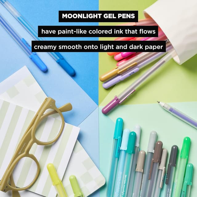 Detalle 2 de SAKURA Gelly Roll Moonlight Gel Pen Set 10 PK 🖊