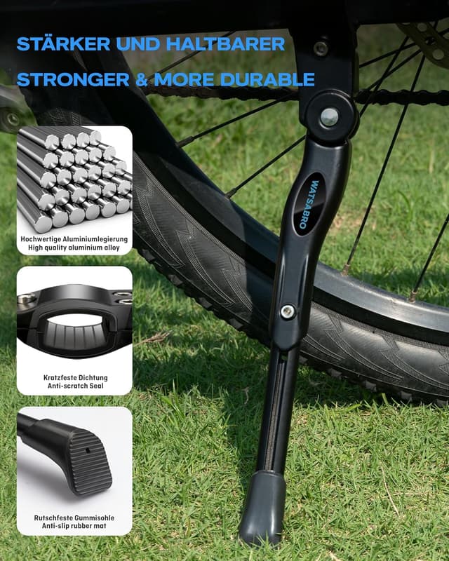 Thumbnail 4 de WATSABRO Bike Kickstand 24–29 in