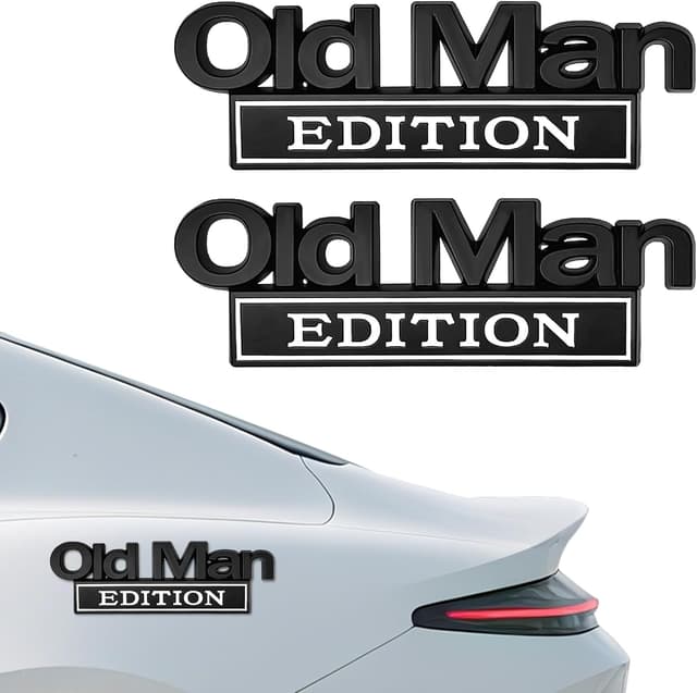 Imagen de OCCOUMR Old Man Edition Auto-Emblem 2 Stück en OfertitasTOP