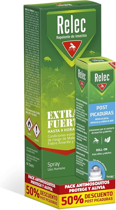 Imagen de Relec Pack Antimosquitos Spray Extra Fuerte 🦟 – Protección 9h en OfertitasTOP