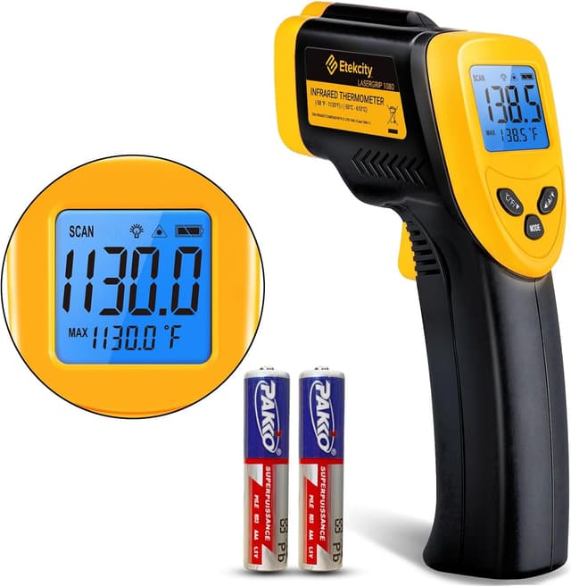 Detalle de Etekcity 1080 Infrared Thermometer 1130°F