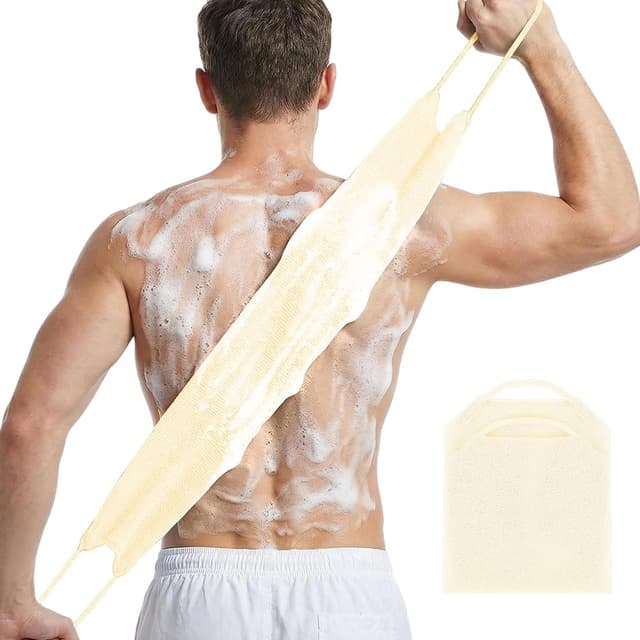 Detalle de LOPHE Scrubber per la schiena: panno esfoliante elastico per doccia e bagno