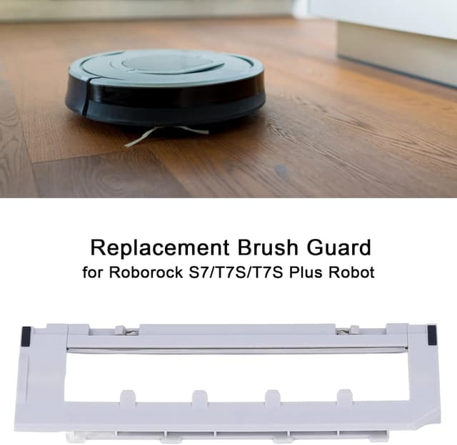 Detalle 2 de AUNMAS Protège-brosse de rechange pour robot S7/T7S/T7S Plus – couvercle de brosse principale en ABS