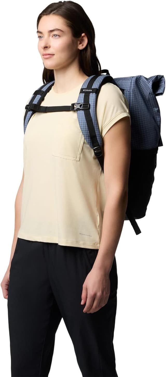 Detalle de Columbia Unisex Convey III 27L Rolltop Backpack (Dark Mountain Blue)