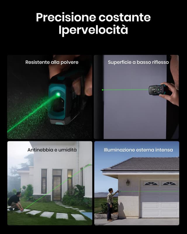 Detalle 2 de Mileseey S50 misuratore laser 120 m