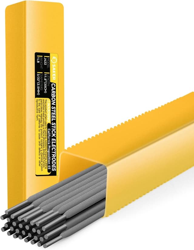 Detalle de Saker E6013 3/32 in Carbon Steel Welding Rods (1 lb) for AC/DC