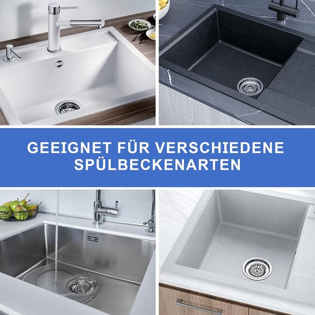 Thumbnail 5 de SURFOU Tapon Fregadero Cocina 79mm Acero Inoxidable