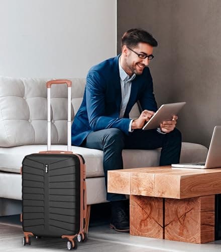 Thumbnail 6 de Juego de 3 maletas T-LOVENDO.ES rígidas ABS con ruedas 360° (cabina, mediana y grande)